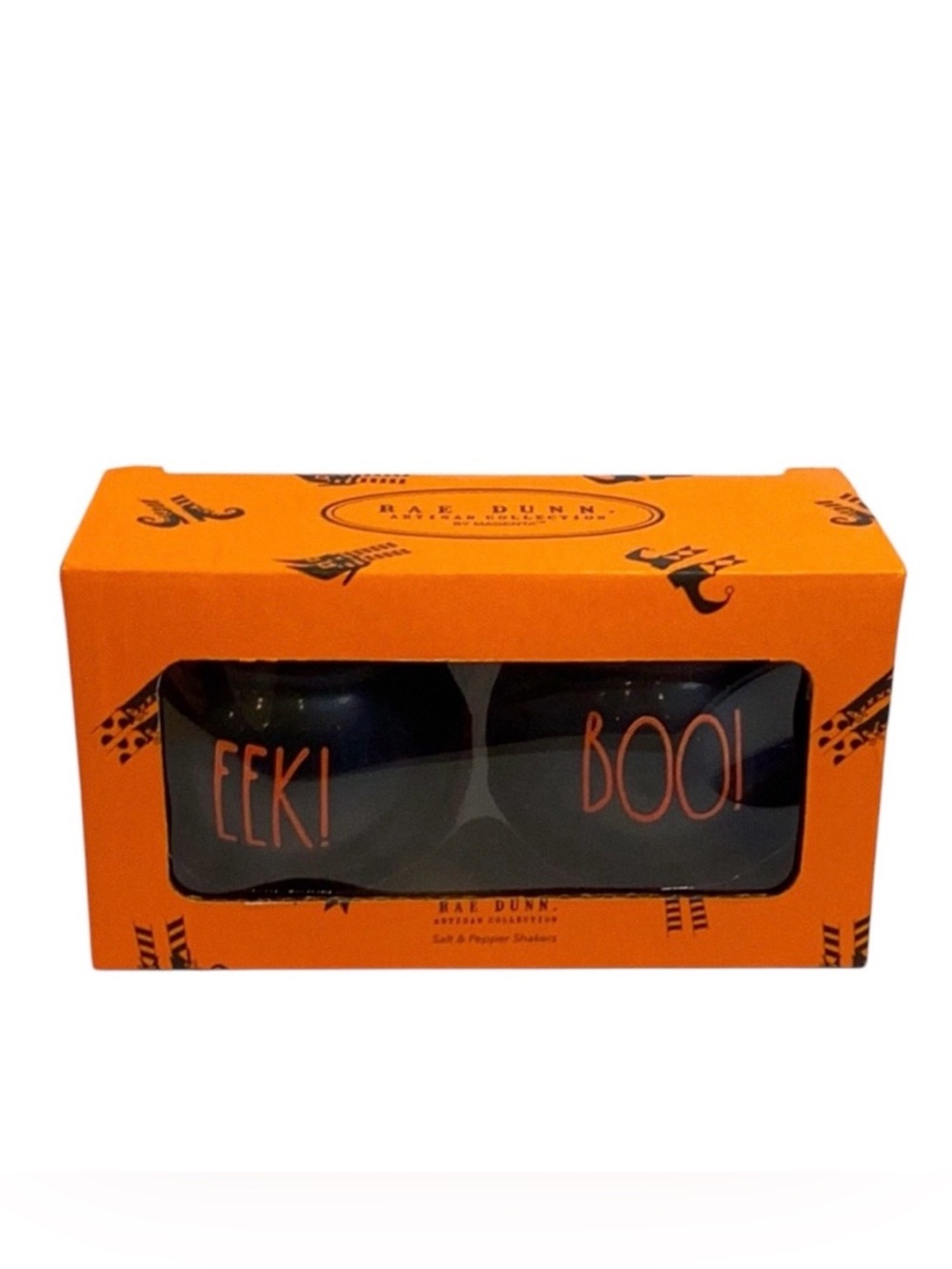 💚 Rae Dunn Halloween Caldron Salt & Pepper Set